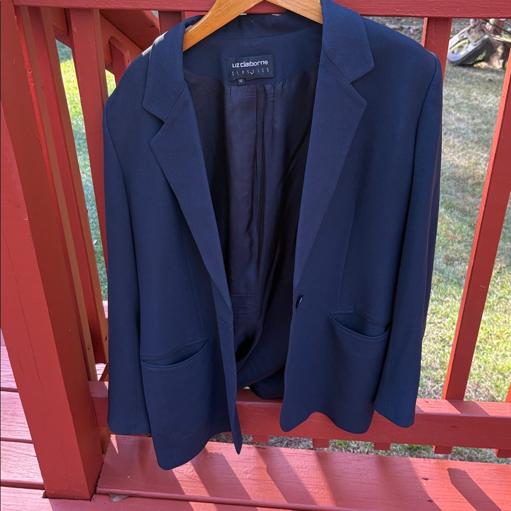 Liz Claiborne Classic Blue Blazer